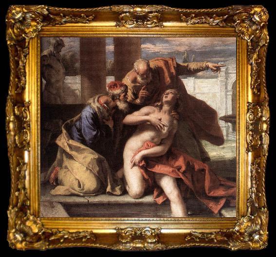 framed  RICCI, Sebastiano Susanna and the Elders, ta009-2